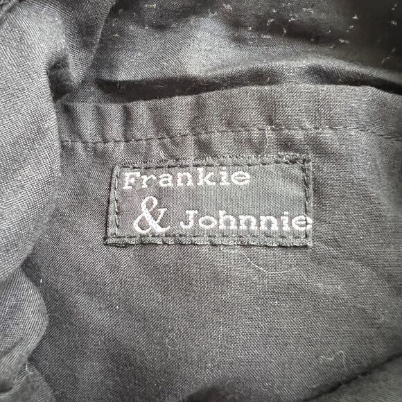 Frankie and Johnnie Black Crotcheted Purse and Coin purse - Picture 6 of 8